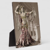 マタハリヴィンテージベリダンス引用文 フォトプラーク (側面)