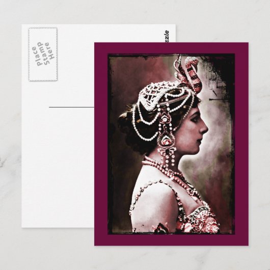 マタハリ1910 ポストカード (正面/裏面)