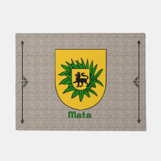 マタヒストリカルシールドon Cobblstone ドアマット