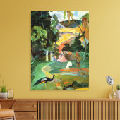 マタモエまたは、ピーコックと風景, 1892 キャンバスプリント (インサイチュ (リビング))