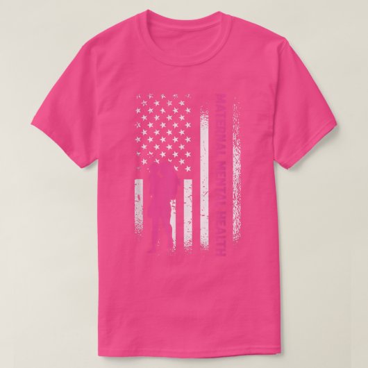 マターナル・メンタルヘルスの意識 3135 Tシャツ (デザイン正面)
