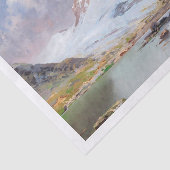 マターホルンのビュー、デコページ 薄葉紙 (詳細)