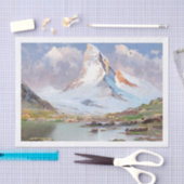 マターホルンのビュー、デコページ 薄葉紙 (クラフト)