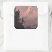 マターホルンの日の出 スクエアシール (バッグ)