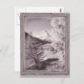 マターホルンはがき ポストカード (正面/裏面)