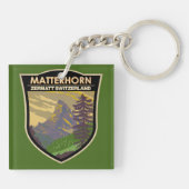 マターホルンスイストラベルアートヴィンテージ キーホルダー (裏面)