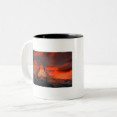 マターホルンピークアットドーン ツートーンマグカップ (正面左)