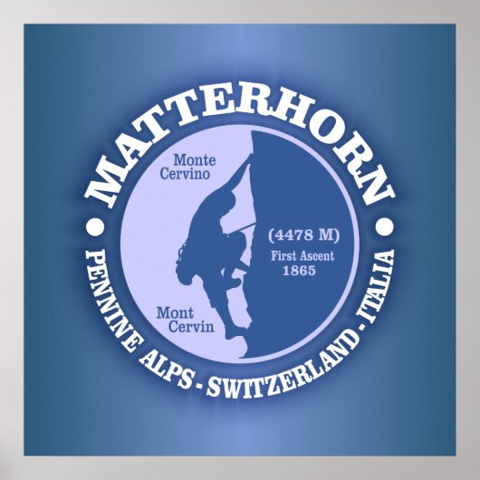 マターホルン（アルプス） ポスター (正面)