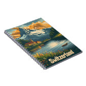 マター威厳のあるホルン:スイスのレイクサイドブリス ノートブック (右側)