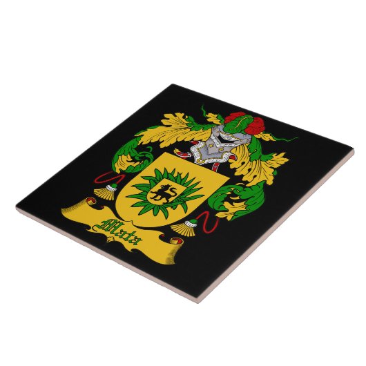 マタ家紋タイル タイル (側面)