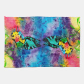 マダガスカルしぶきによって収穫される手タオル キッチンタオル (横)