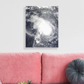 マダガスカルに接近する熱帯低気圧帯ゲール キャンバスプリント (インサイチュ (リビング))