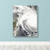 マダガスカルに接近する熱帯低気球増加 キャンバスプリント (インサイチュ (ウッドフロア))