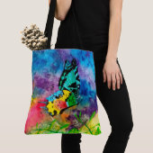 マダガスカルのしぶきのプロフィール トートバッグ (クローズアップ)