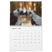 マダガスカルのカレンダーのLemurs カレンダー (2月 2027)