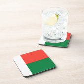 マダガスカルの国旗 コースター (右側)