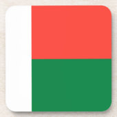 マダガスカルの国旗 コースター (正面)