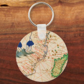 マダガスカルの地図 キーホルダー (正面)