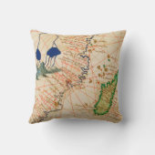 マダガスカルの地図 クッション (裏面)