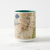 マダガスカルの地図 マグカップ (中央)