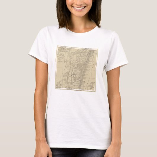 マダガスカルの地図 Tシャツ (正面)