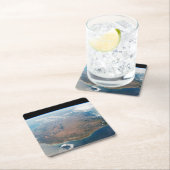 マダガスカルの島。 スクエアペーパーコースター (インサイチュ)