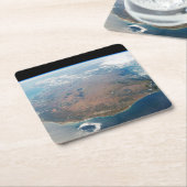 マダガスカルの島。 スクエアペーパーコースター (アングル)