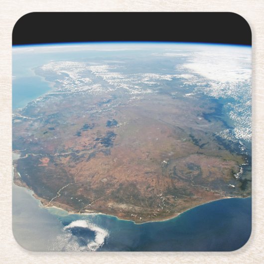 マダガスカルの島。 スクエアペーパーコースター (正面)