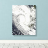 マダガスカルの熱帯低気圧ファネレ キャンバスプリント (インサイチュ (ウッドフロア))