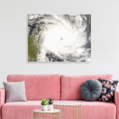 マダガスカルの熱帯低気圧Ivan キャンバスプリント (インサイチュ (リビング))