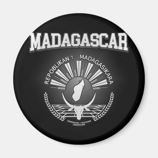マダガスカルの紋章 マグネット (正面)