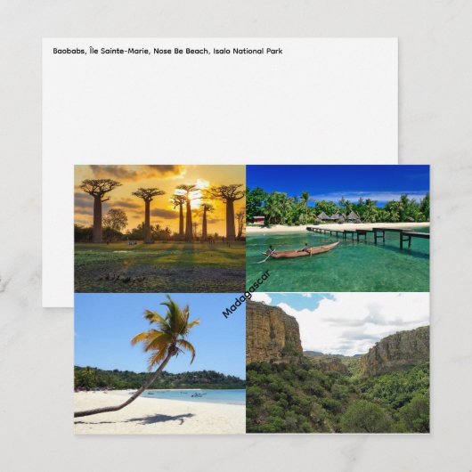 マダガスカルはがき シーズンポストカード (正面/裏面)