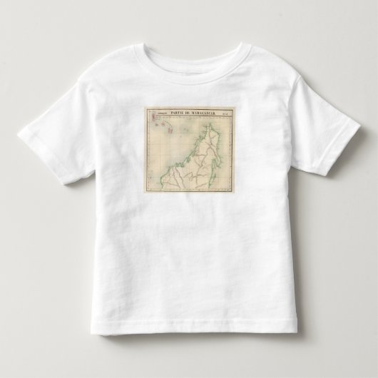 マダガスカルアフリカ55 トドラーTシャツ (正面)