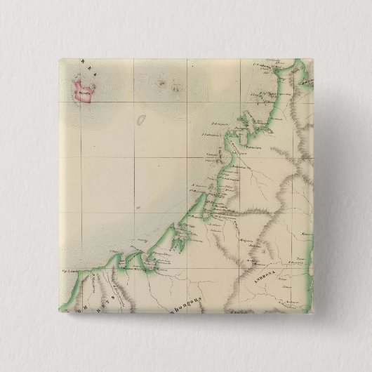 マダガスカルアフリカ55 缶バッジ (正面)