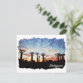 マダガスカルアベニューオブザバオブパノラマビュー ポストカード (スタンド正面)