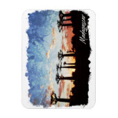 マダガスカルアベニューオブザバオブパノラマビュー マグネット (縦)