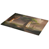 マダガスカルバオバブフォレストファンタジー カッティングボード (角)