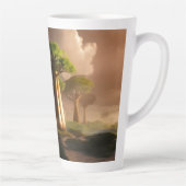 マダガスカルバオバブフォレストファンタジー カフェラテマグ (右)