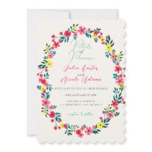 マダガスカルピンクペリウィンクル花結婚リース