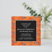 マダガスカルリングや輪テイルムール自然恋人誕生日 招待状 (スタンド正面)