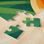 マダガスカルリングや輪尾キツネザルとハチドリ ジグソーパズル (側面)