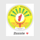 マダガスカル共和国の紋章 シール (シート)