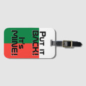 マダガスカル国おもしろい旗 ラゲッジタグ (正面横)