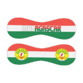 マダガスカル国旗と紋章の愛国心 野球ボール (パネル)