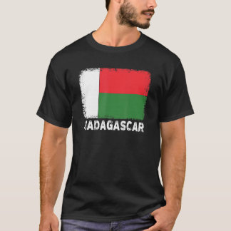 マダガスカル国旗のサポートマダガスカルピープルウィメンズ Tシャツ