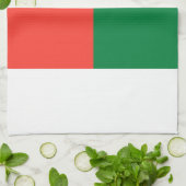 マダガスカル国旗 キッチンタオル (折り畳み)