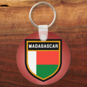 マダガスカル国旗 キーホルダー (正面)