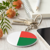 マダガスカル国旗 キーホルダー (側面)