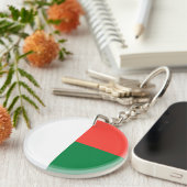 マダガスカル国旗 キーホルダー (正面右)