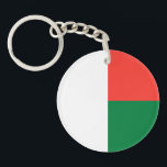マダガスカル国旗 キーホルダー<br><div class="desc">マダガスカルの愛国国旗。</div>